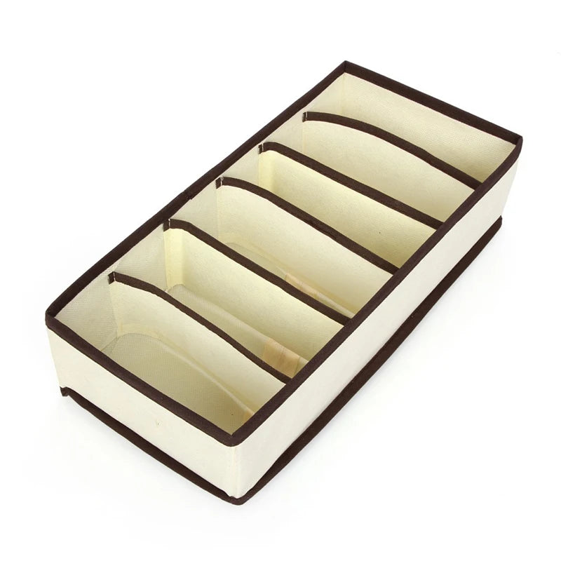 Organizer for Underwear Socks Bra Pants Scarf Tie Storage Box Wardrobe Drawer Organizers Foldable Case for Underwear Organizer