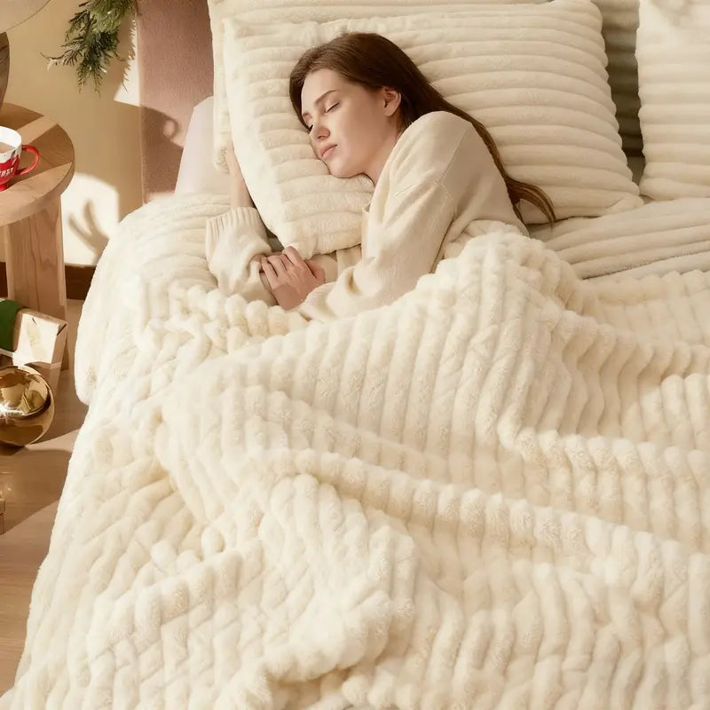 【Halloween Home Warmth】Ufist COZY THROW BLANKET – Premium Soft Lightweight Blanket for Couch & Bed, Elegant Home Decor Blanket, Warm Plush Blanket for Bedroom Living Room, All Season Comfort, Perfect Gift for Women Men