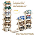 UFORU 6-9 Layer Vertical Detachable Stackable Shoe Rack - Home Closet Organizer, Shelf for Small Room Organization Products, Apartment Accessories, Footwear Storage Solution