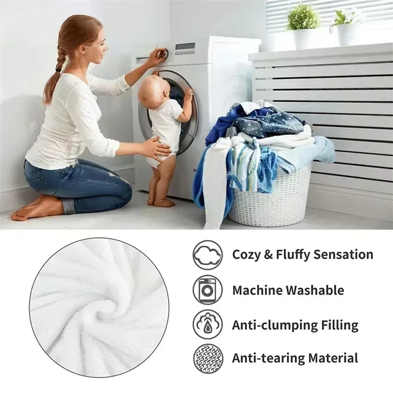 Super Thick Autumn Winter Warm Blanket for Bed Artificial Lamb Cashmere Weighted Blanket Soft Comfortable Warmth Quilt Comforter
