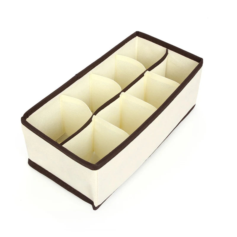 Organizer for Underwear Socks Bra Pants Scarf Tie Storage Box Wardrobe Drawer Organizers Foldable Case for Underwear Organizer